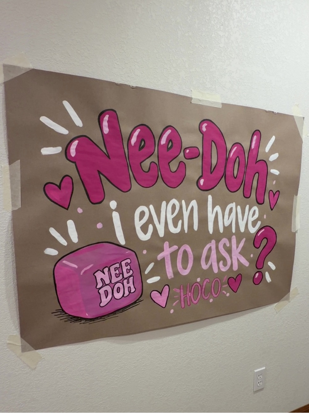 Nee Doh inspired Homecoming Banner